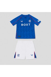 Fotbalové Dres Rangers Dětské Domácí Oblečení 2024-25 Krátký Rukáv (+ trenýrky)